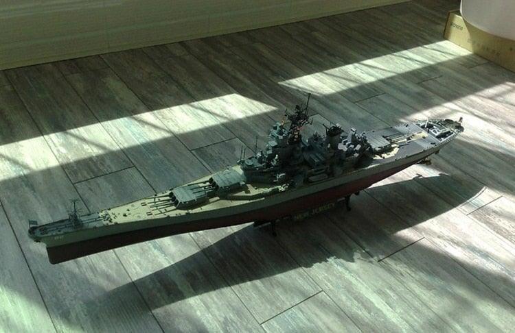 US New Jersey BB-62 Battleship 1/350 Model (Plastic) Bouwset upgraderc