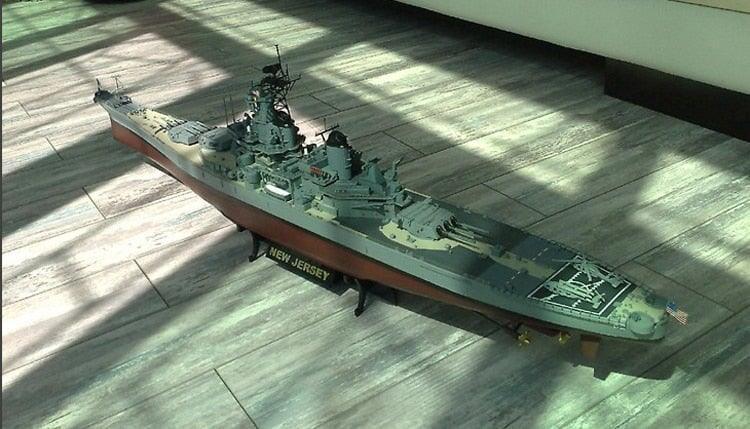 US New Jersey BB-62 Battleship 1/350 Model (Plastic) Bouwset upgraderc