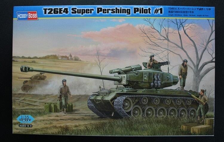 US T26E4 Super Pershing Tank 1/35 Model (Plastic) Bouwset HobbyBoss 