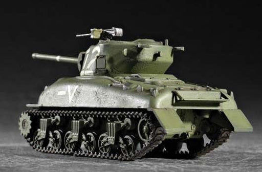 USA M4A1 76W Medium Tank 1/72 Model (Plastic) Bouwset TRUMPETER 