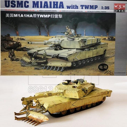 USMC M1A1HA with TWMP Tank 1/35 Model (ABS) Onderdeel WSN 