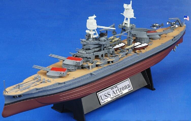 USS Arizona BB-39 1941 Battleship 1/700 Model (Plastic) Bouwset upgraderc