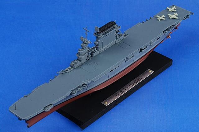 USS Lexington CV-2 Aircraft Carrier 1/2000 Model (Plastic) Bouwset EKA