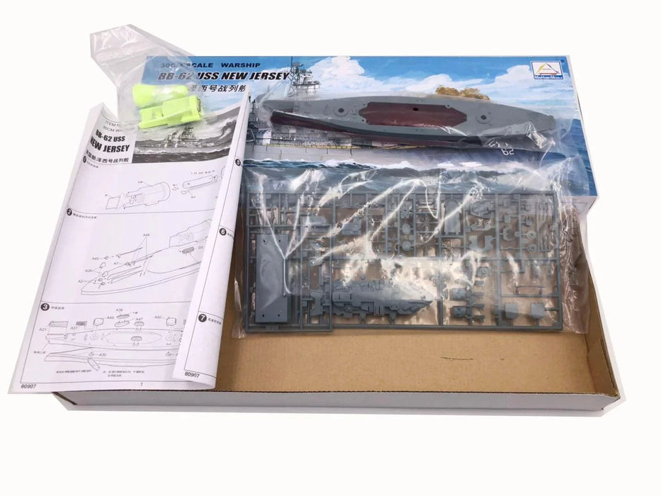 USS New Jersey BB-62 Battleship 1/700 Model (Plastic) Bouwset MiniHobbyModels