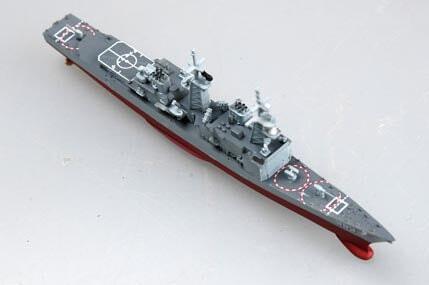 USS Spruance Destroyer 1/700 Model (Plastic) Bouwset TRUMPETER 