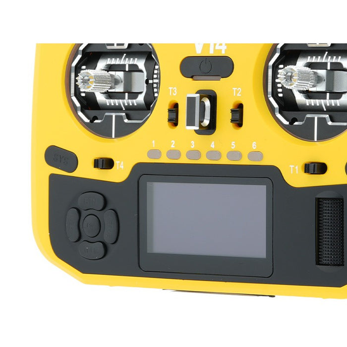 HelloRadioSky V14 MAX OLED 2,4GHz 4in1 LBT Radio (Multimode - M2) - Black/Jaune