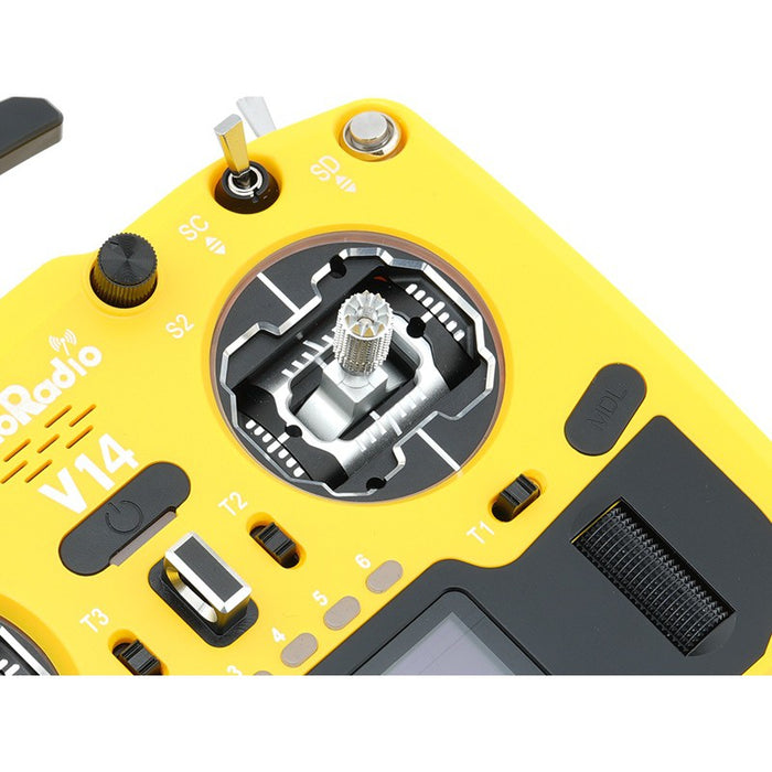 HelloRadioSky V14 MAX OLED 2,4GHz 4in1 LBT Radio (Multimode - M2) - Black/Jaune