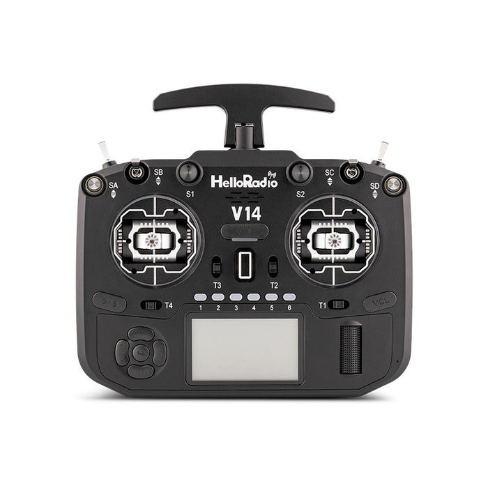 HelloRadioSky V14 MAX R9 OLED 2,4GHz 4in1 LBT Radio (Multimode - M2) - Black/Black