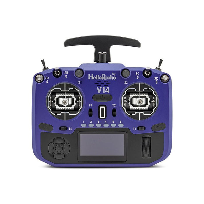 HelloRadioSky V14 MAX R9 OLED 2,4GHz 4in1 LBT Radio (Multimode - M2) - Black/Blue