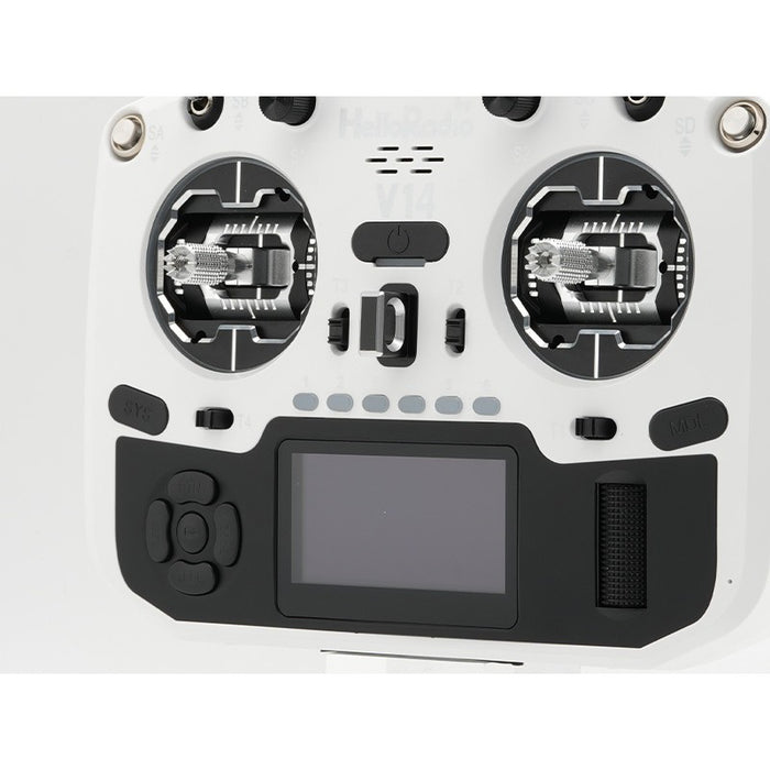 HelloRadioSky V14 MAX R9 OLED 2,4GHz ELRS LBT Radio (Multimode - M2) - Black/White