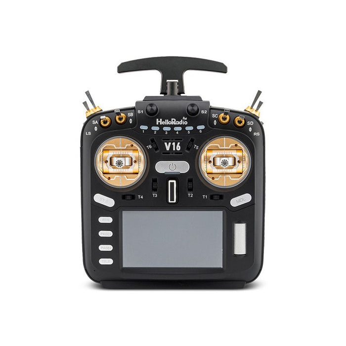 HelloRadioSky V16 MAX 2,4GHz 4in1 LBT Radio (Multimode - M2) - Gold