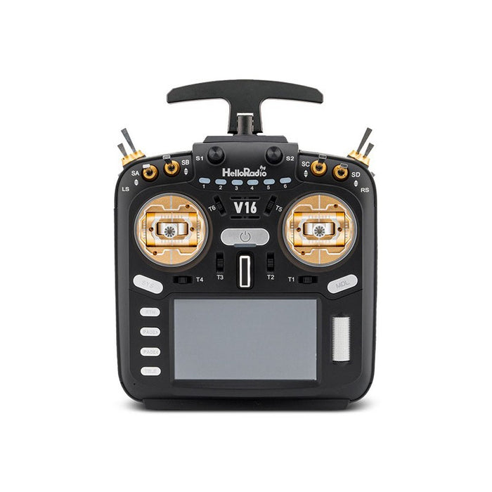 HelloRadioSky V16 MAX 2,4GHz ELRS LBT Radio (Multimode - M2) - Gold