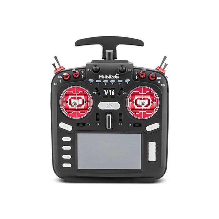 HelloRadioSky V16 MAX 2,4GHz ELRS LBT Radio (Multimode - M2) - Red