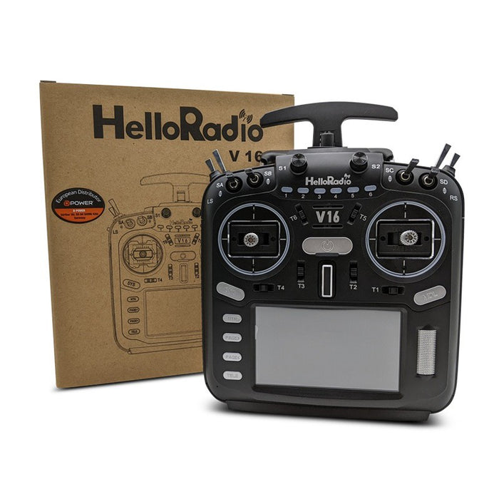 HelloRadioSky V16 MAX 2,4GHz 4in1 LBT Radio (Multimode - M2) - Black