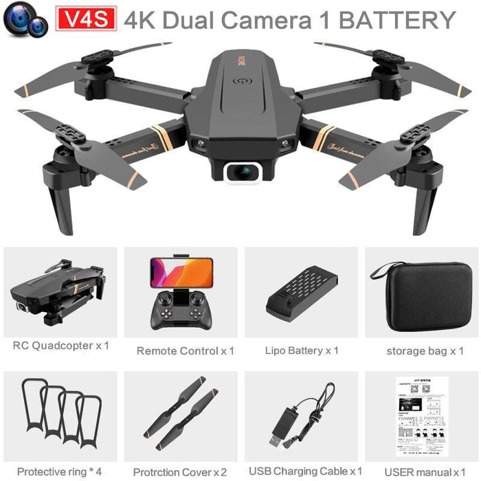 V4 1080P, 4K Dual Camera Drone Drone upgraderc 4K-Dual camera-1B 