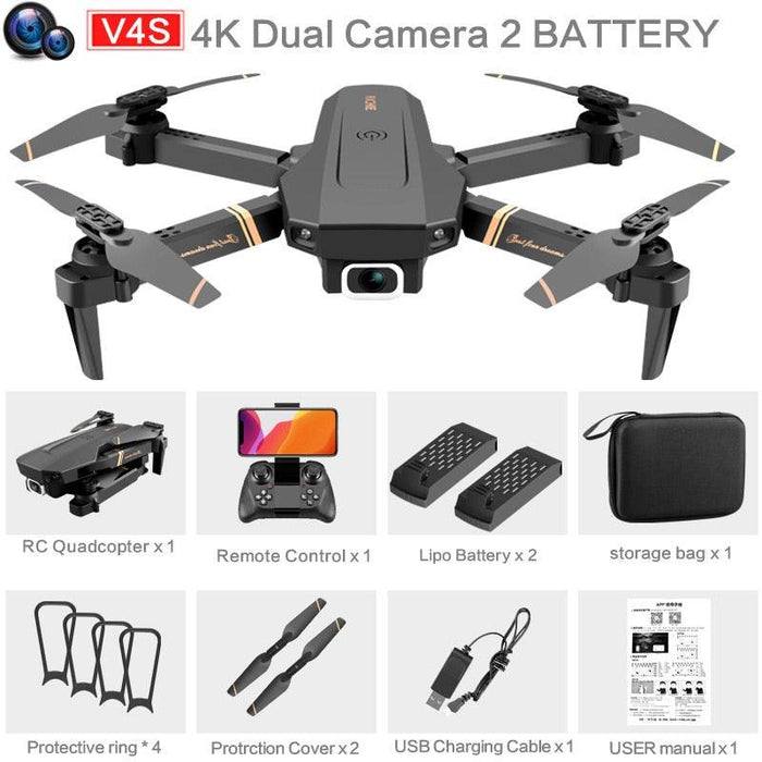 V4 1080P, 4K Dual Camera Drone Drone upgraderc 4K-Dual camera-2B 