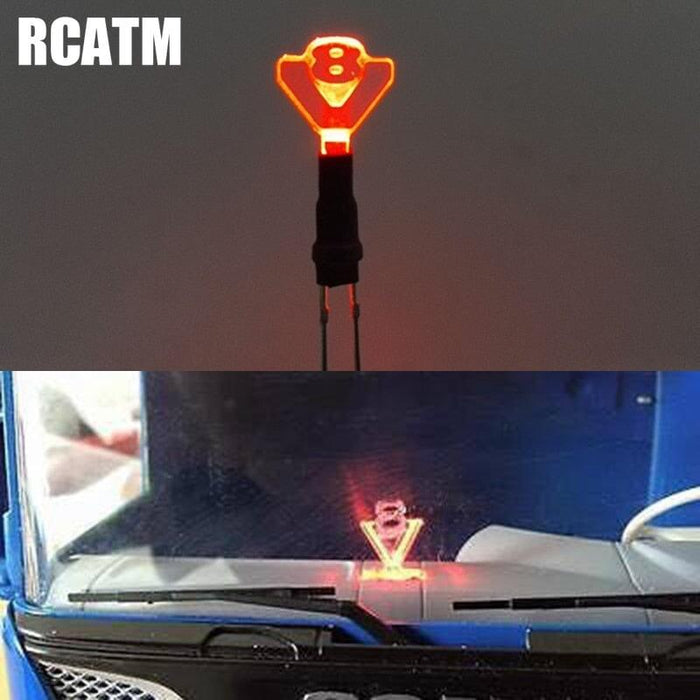 V8 Lumières décoratives pour 1/14 Tamiya Trailer Truck (Acryl)