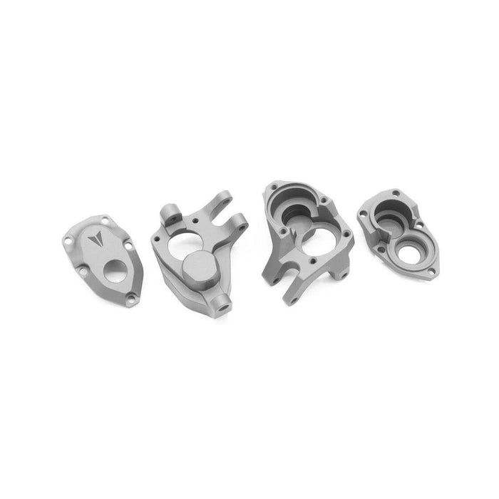 F10 Pivot de portail pour Vanquish VS4-10 1/10 (Aluminium, Gris)