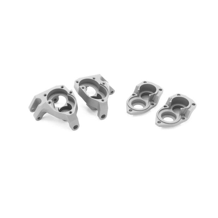 F10 Pivot de portail pour Vanquish VS4-10 1/10 (Aluminium, Gris)