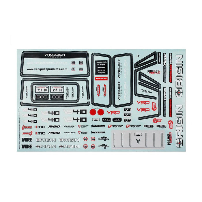 Origin Body Set for Vanquish H10 1/10