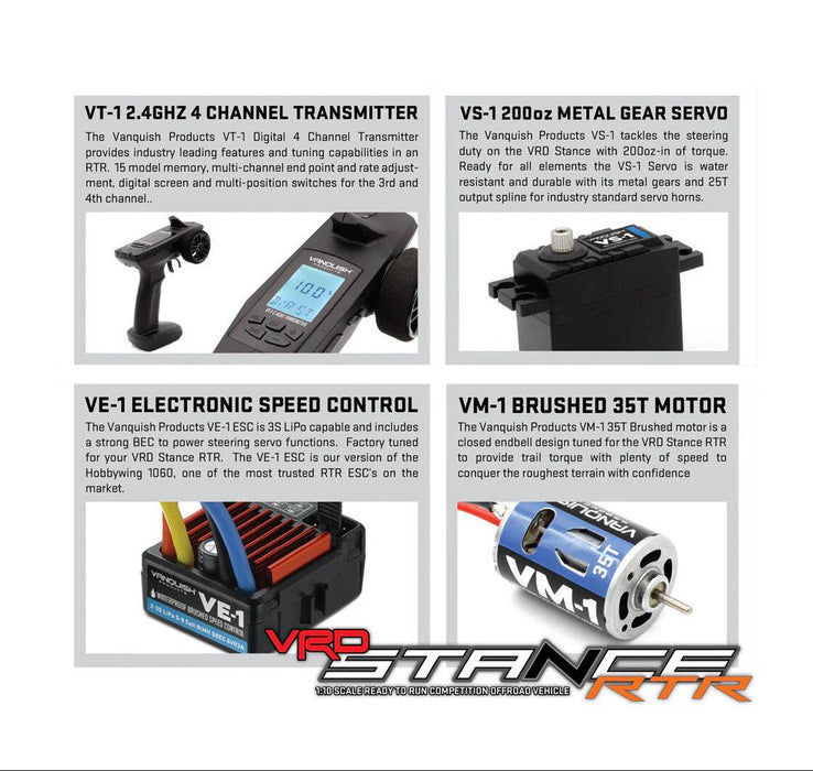 Vanquish VRD Stance RTR 1/10 (Zilver)