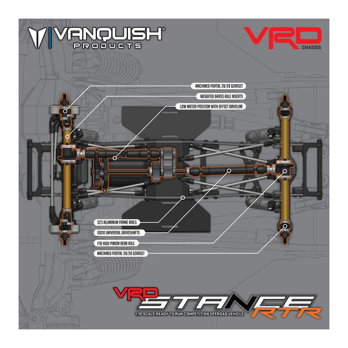 Vanquish VRD Stance RTR 1/10 (Zilver)