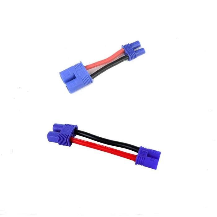 2PCS 10cm EC2 to EC3 Lipo Battery Connector Adapter
