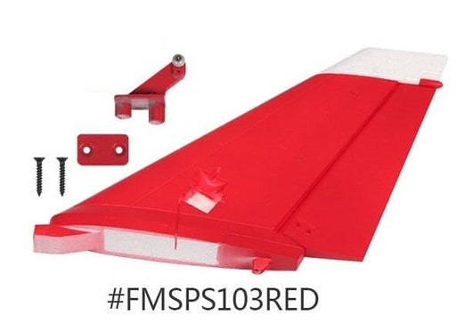 Vertical Stabilizer for FMS Yak130 70mm FMSPS103 (Schuim) Onderdeel FMS Red 