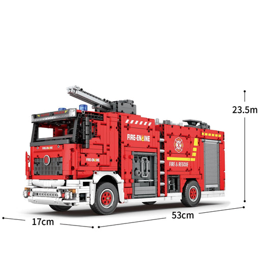 Water Jet Fire Truck Building Blocks (2888 stukken) - upgraderc