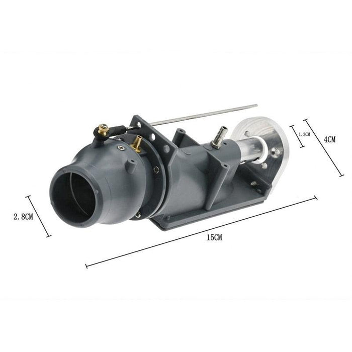 Water Jet Thruster w/ 3650 Brushless Motor + Water Cooling Jacket - upgraderc