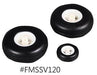Wheel Set for FMS 1400mm F4U V3 (Plastic) Onderdeel FMS 