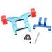 Wheelie Bar Mount Set for Arrma 1/10 (Metaal) Onderdeel upgraderc Blue 