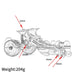 Wheelie Bar w/ Wing Mount Set for Arrma 1/8 (Aluminium) - upgraderc