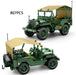 Willys M38 Military Jeep Pull Back Model Building Blocks (807 Stukken) - upgraderc