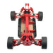 WLtoys 1/12 Frame Chassis /w Wheel Set (Metaal) Onderdeel upgraderc Red 