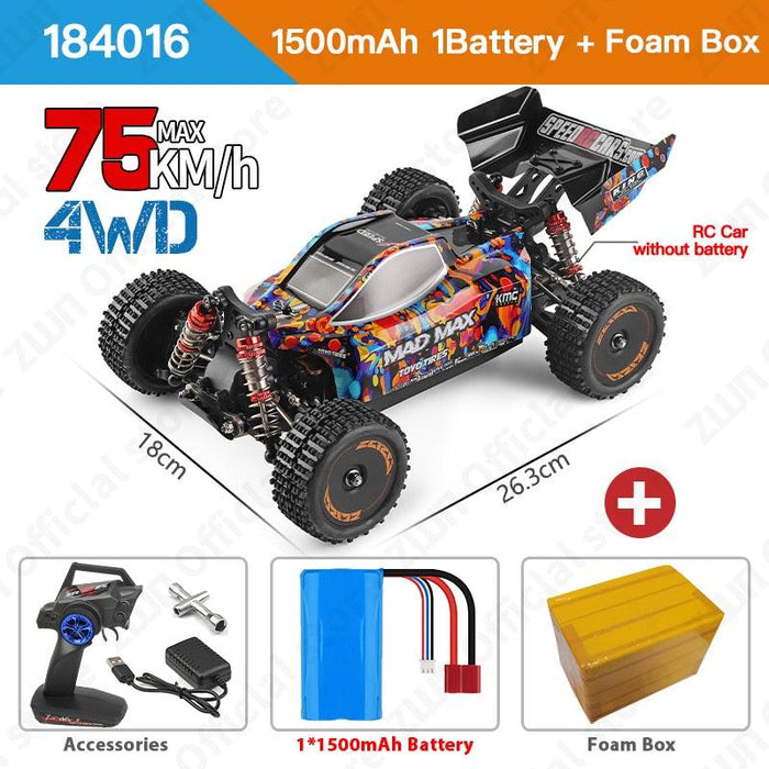 WLtoys 184016 1/18 75km/H 4WD Buggy PNP - upgraderc