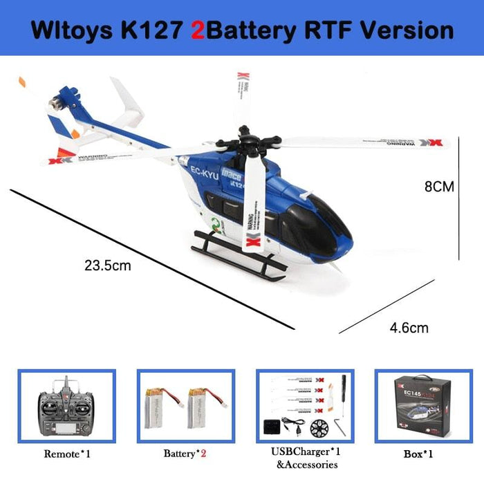 WLtoys XK K124 Helikopter RTF Helikopter WLtoys K124-RTF-2B 