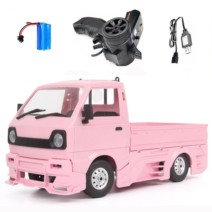 WPL D12 2WD Kie Truck 1/10 RTR (Met verlichting) Auto WPL Pink 