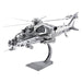 WUZHI-10 Helicopter 3D Model (122 Roestvrij Staal) Bouwset Piececool 
