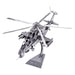 WUZHI-10 Helicopter 3D Model (122 Roestvrij Staal) Bouwset Piececool 