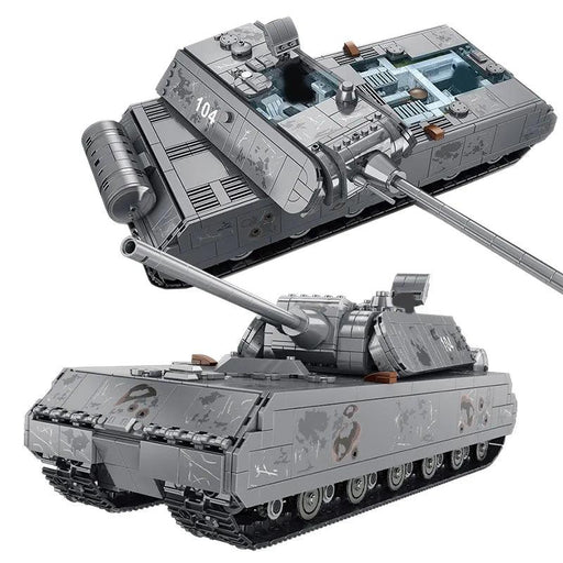 WW2 Panzer VIII Maus Heavy Tank Model Building Blocks (2127 Stukken) - upgraderc