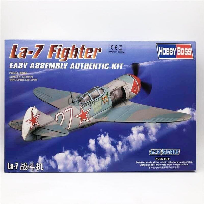 WWII Soviet La-7 1/72 Military Fighter Model (Plastic) Bouwset HobbyBoss