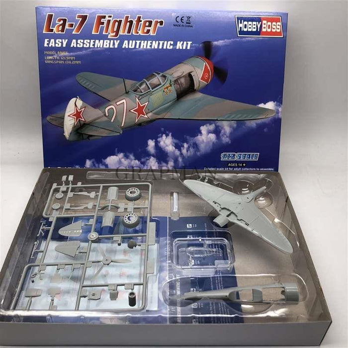 WWII Soviet La-7 1/72 Military Fighter Model (Plastic) Bouwset HobbyBoss