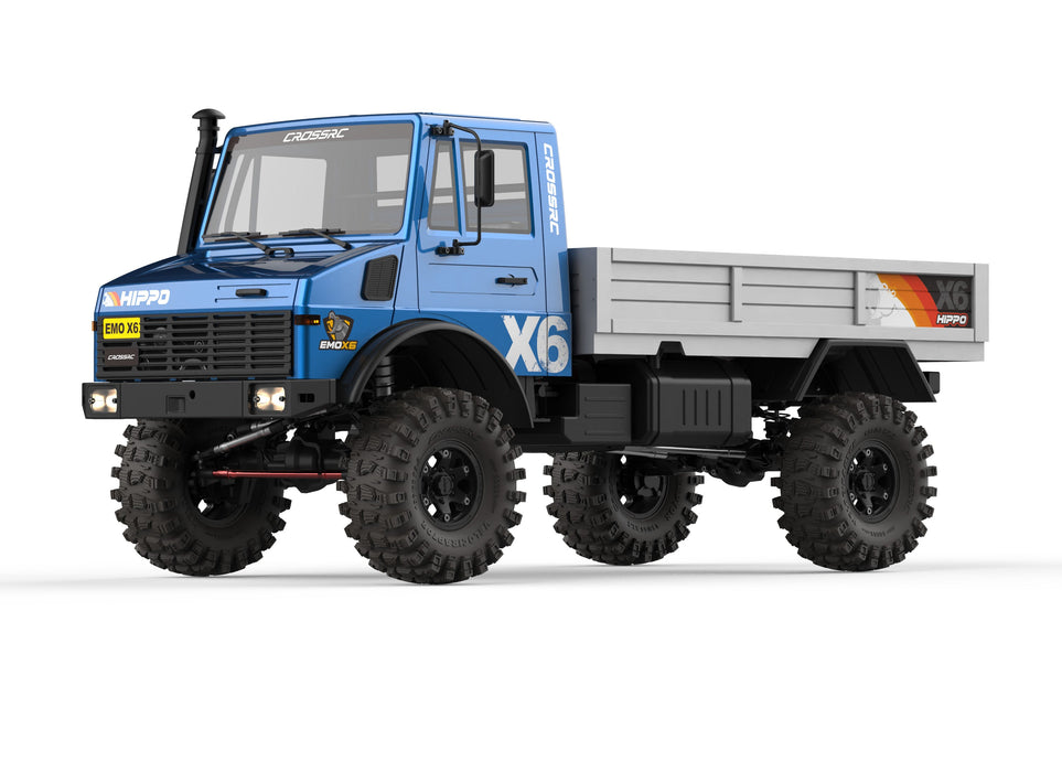 Cross RC EMO X6 Hippo 1/8 Camion Crawler Brushless PNP (Bleu)