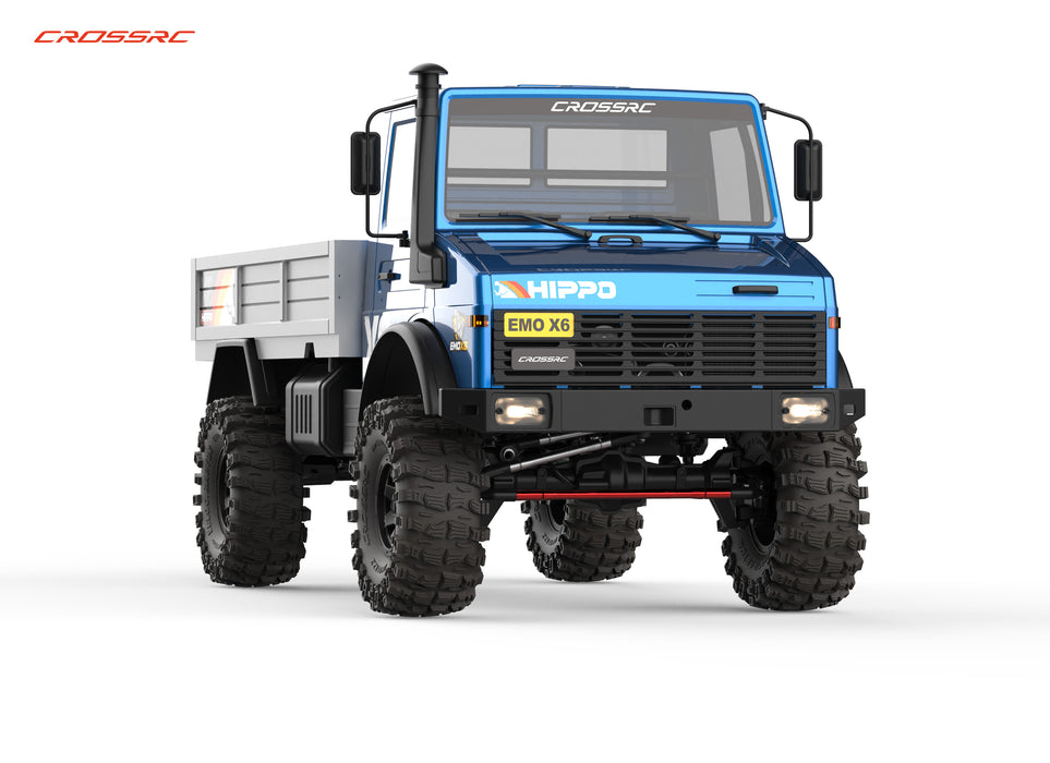 Cross RC EMO X6 Hippo 1/8 Camion Crawler Brushless PNP (Bleu)
