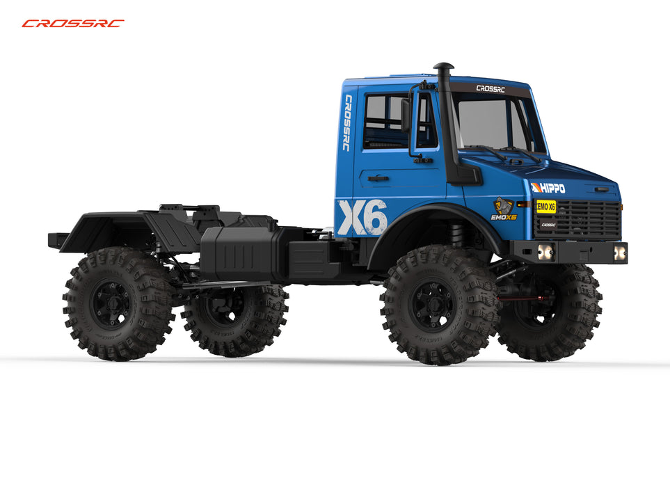Cross RC EMO X6 Hippo 1/8 Camion Crawler Brushless PNP (Bleu)