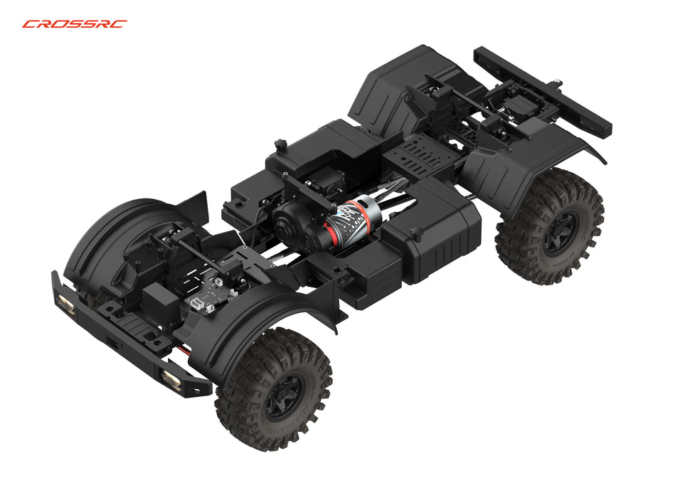 Cross RC EMO X6 Hippo 1/8 Camion Crawler Brushless PNP (Bleu)