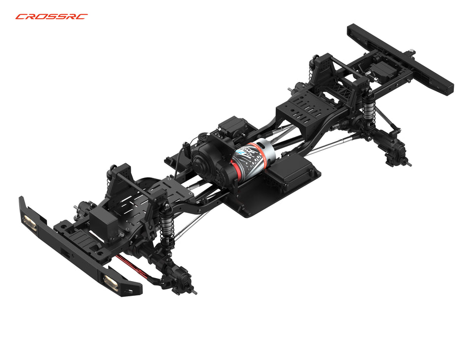 Cross RC EMO X6 Hippo 1/8 Camion Crawler Brushless PNP (Bleu)