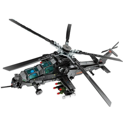 Z-10 Attack Helicopter Model Building Blocks (704 stukken) - upgraderc