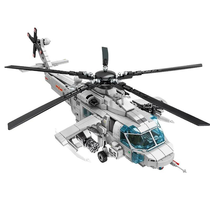 Z-20 Attack Helicopter Building Blocks Model (935 stukken) - upgraderc